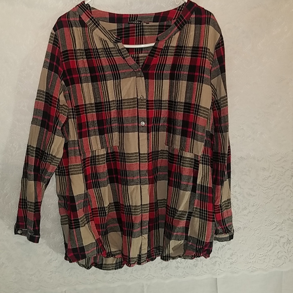 Plaid top